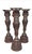 Late 20th Century Ornate Maitland-Smith Hand-Carved Candle Holders ~ Set of 3 For Sale - Image 10 of 10
