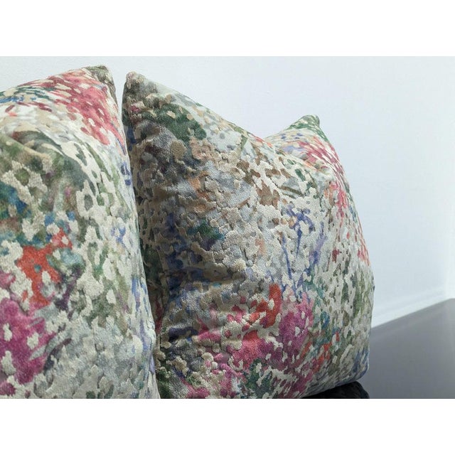 White Large Decorative Cushion Covers, Set of 2 For Sale - Image 8 of 18