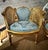 Louis XV Style Bergere Wing Chair Set With Gold Leaf Details For Sale - Image 9 of 9