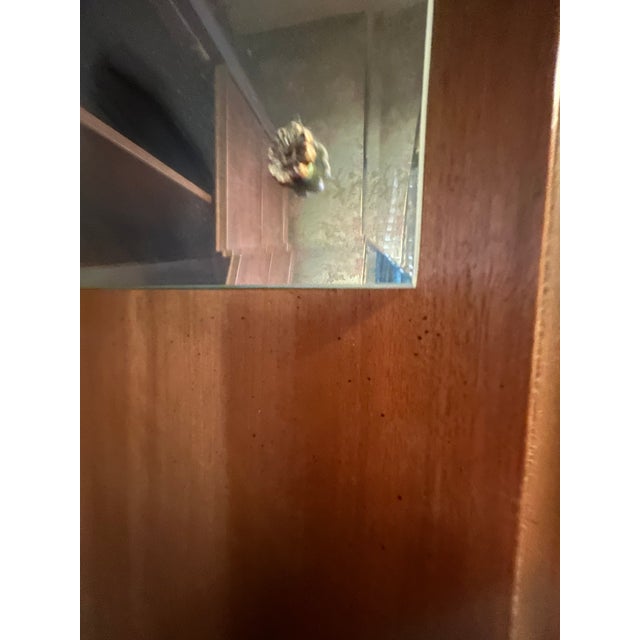 American of Martinsville Mid 20th Century Wooden American of Martinsville Armoire With Mirror For Sale - Image 4 of 12