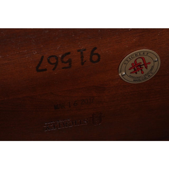 Stickley Arts & Crafts Inlaid Cherry Open Bookshelf For Sale - Image 16 of 18