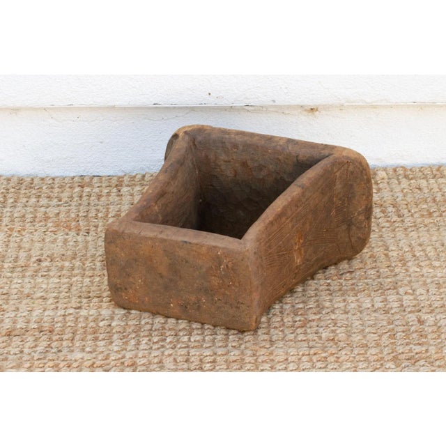 Brown Antique Stylized African Dogon Stool For Sale - Image 8 of 9