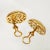 1980s 18k Yellow Gold E Color vs Pave Diamond Clip-on Earrings- 2 Pieces For Sale In New York - Image 6 of 9