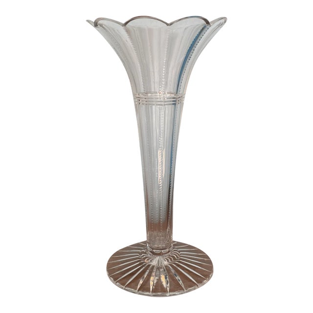 William Yeoward Lenora Crystal Vase For Sale