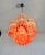 Glass Modern Quadriedri Glass Chandelier in 60 Pink Prism Quadriedri, 1990 For Sale - Image 7 of 17