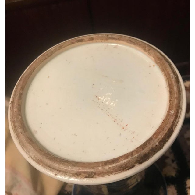 18th Century Chinese Powder Blue Gilt-Decorated Vases, 1780s, Set of 3 For Sale - Image 13 of 14