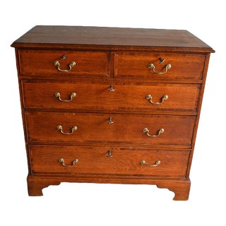 Antique Oak Chest of Drawers For Sale