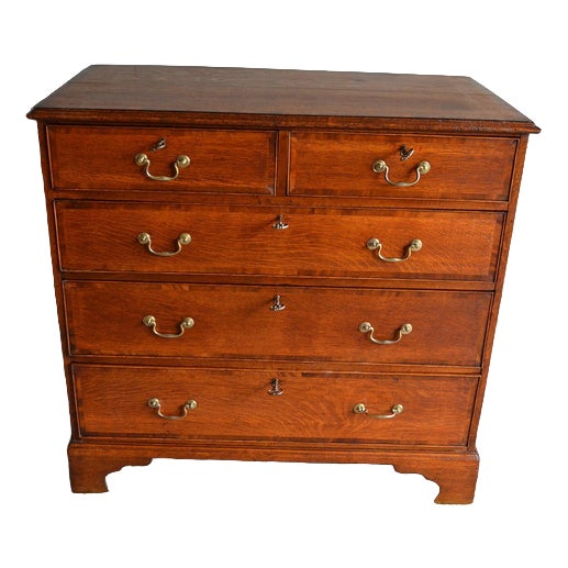 Antique Oak Chest of Drawers For Sale