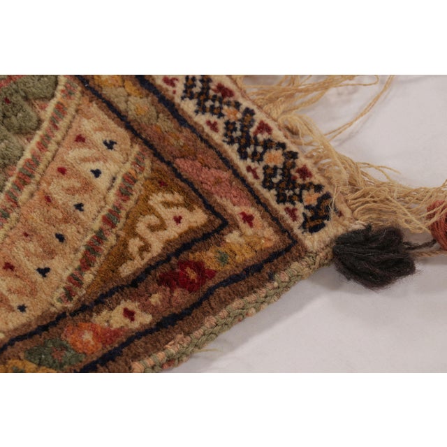 Tribal Vintage Saddle Bag Rug With Tribal Geometric Patterns - Rug & Kilim For Sale - Image 3 of 9
