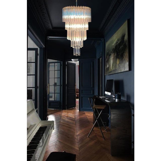 Vintage Murano Glass Chandelier, 1980 For Sale - Image 11 of 17
