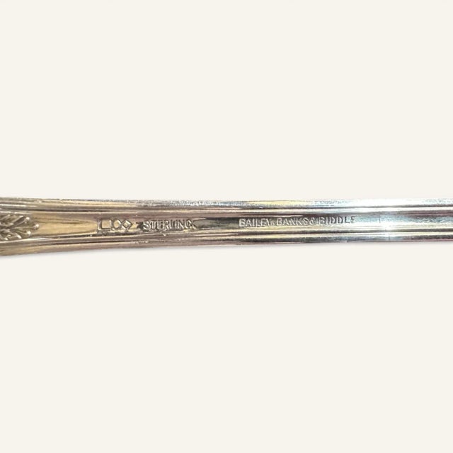 Antique Sterling Silver Monogrammed Punch Ladle by Bailey Banks and Biddle For Sale - Image 6 of 6