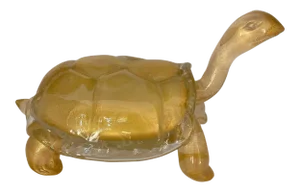 Murano Glass Golden Turtle