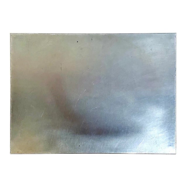 Vintage Industrial Steel Table on Casters For Sale - Image 4 of 8