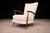 Light Gray Armchair in Caviuna wood, Leather and Bouclé, Giuseppe Scapinelli, 1950s - Lot 210A For Sale - Image 8 of 12