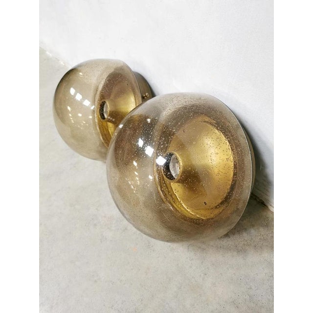 Mid-Century Modern Ceiling Lamp from Glashütte Limburg, 1960s For Sale - Image 6 of 6