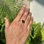 3.11 Carat Heart Shape Black Diamond Solitaire Ring Size 6.5 in 14k Gold For Sale - Image 9 of 16