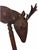 Large Antique Early 20th Century Oak Wood Stag Head Harp For Sale - Image 10 of 13