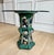 Green 1950s Chinese Export Pierced Ceramic Pedestal Table With Custom Glass Top For Sale - Image 8 of 8
