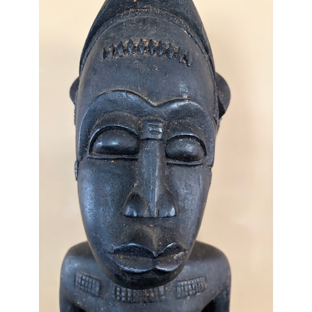 Baule Female Maternity Figure. 20th Century For Sale - Image 9 of 12