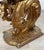 Vintage Italian Rococo Gold Giltwood Acanthus Pedestal Side Table For Sale - Image 9 of 13