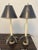 1980s Vintage 1984 Sarreid Ltd. Palm Frond Table Lamps – Pair – Hollywood Regency / Palm Beach Style For Sale - Image 5 of 8
