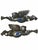 Vintage Painted Tin Trumpeting Angels in Mexican Folk Art Style — Pair For Sale - Image 9 of 10