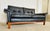 1960s Vintage Scandinavian Black Buttoned Leather Sofa from Ikea, 1960s For Sale - Image 5 of 18