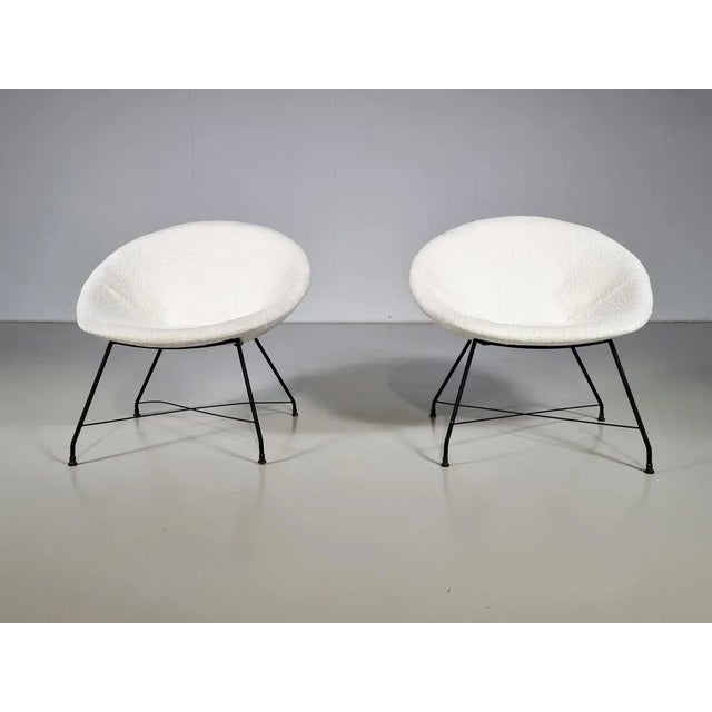 Set of Minoletta Armchairs attributed to Augusto Bozzi for Saporiti, 1950s For Sale - Image 9 of 9