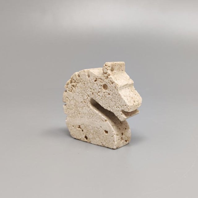 Mid-Century Modern Travertine Horse Sculpture by Mari for F.lli Mannelli For Sale - Image 3 of 8