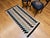 Off-white Vintage Navajo Rug, Eye Dazzler Pattern, Wool & Cotton, Native American Wall Art, 3x5 For Sale - Image 8 of 12