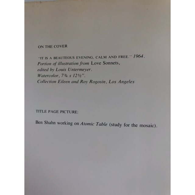 "Ben Shahn" Oversized Art Book Chairish