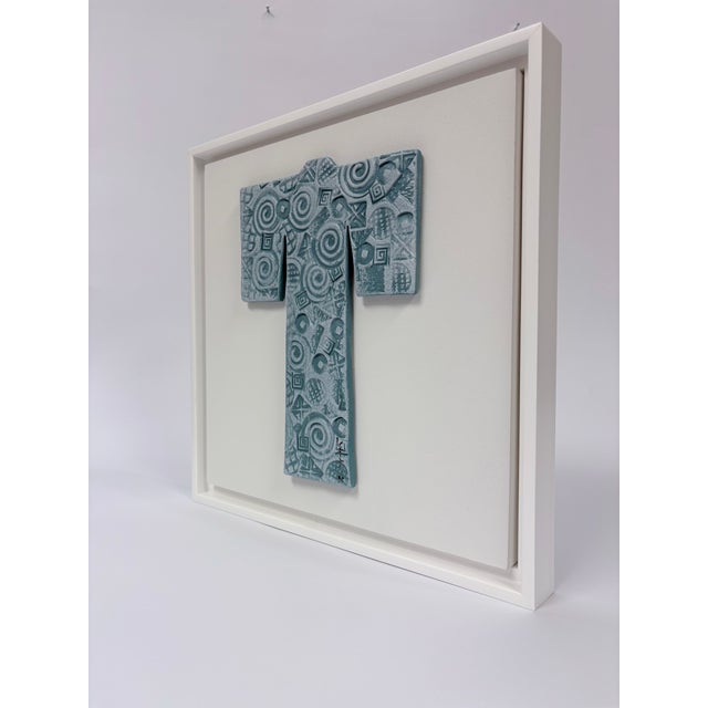Contemporary One of a Kind Japanese Kimono Ceramic Sculpture For Sale - Image 3 of 5