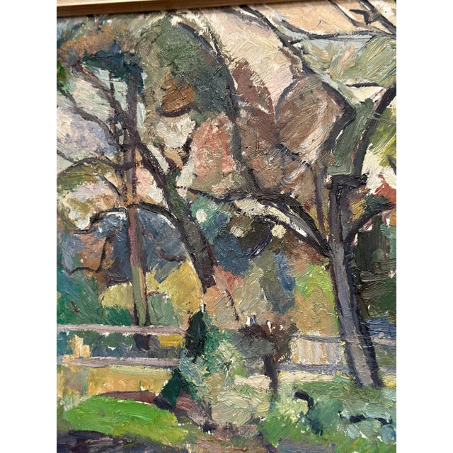 Bengt Crantz, Layered Landscape, 1950s, Oil on Panel, Framed For Sale - Image 14 of 18