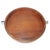 Mid-Century Modern 1960s MCM Danish Teak Salad Serving Tray W/ Machined Handles by Cobblewood Lundtofte For Sale - Image 3 of 8