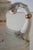 Ceramic 1950s Sevres Style Gold Gilt Floral Motif Porcelain Urn Lamps - Pair For Sale - Image 7 of 15
