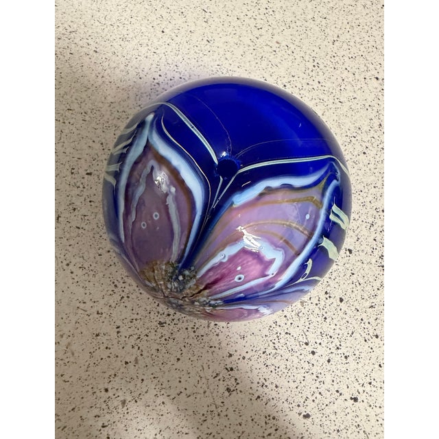 Contemporary Vintage Mount St Helens Ash Glass Oil Burner, Signed, LTD Edition, 1985. Ffd50 For Sale - Image 3 of 8