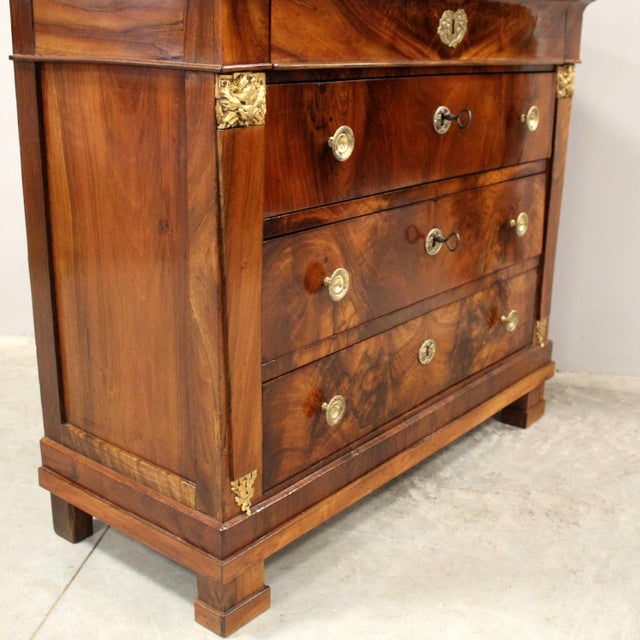 Empire Chest of Drawers in Walnut For Sale - Image 12 of 15