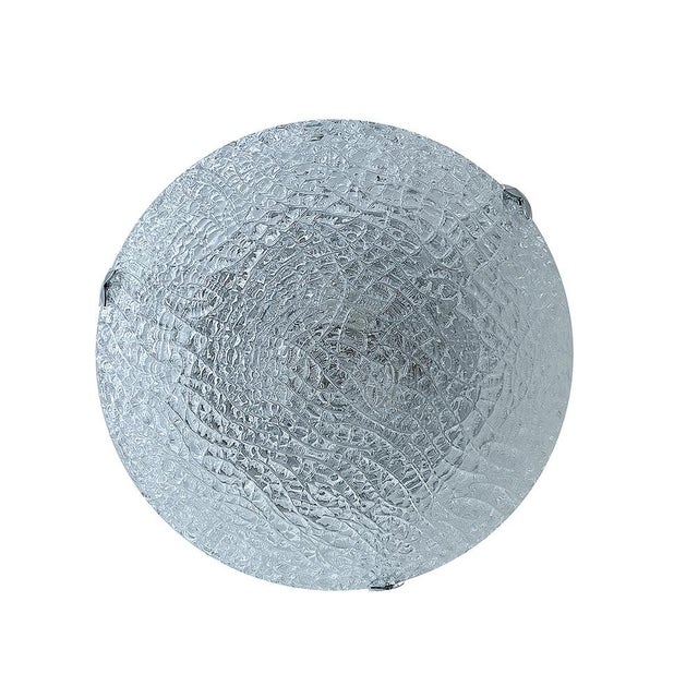 Large Glass Flush Mount from Kaiser-Leuchten, 1970s For Sale - Image 14 of 14