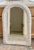 Vintage Arched White Wicker Wall Mirror For Sale In Sacramento - Image 6 of 9
