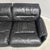 Vintage Two-Seater Sofa in Black Leather by Dreipunkt, 1970s For Sale - Image 12 of 17