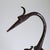 Iron Sculpture with Black Marble Base attributed to Carlo Rizzarda For Sale - Image 5 of 11