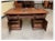 Antique Double-Sided Neo-Renaissance Desk For Sale - Image 6 of 13