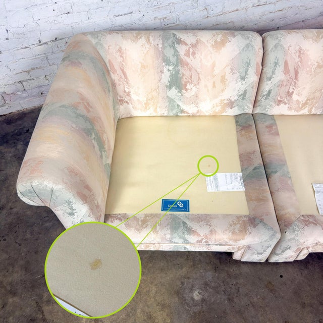 Late 20th Century Modern 5 Piece Modular Sectional Sofa Contemporary Classics Line by Drexel Heritage For Sale - Image 15 of 18