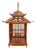 Pagoda Style Teak Wood Bird Cage For Sale
