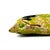 Mind the Gap Royal Garden in Green Pillow Cover - Chartreuse With Wild Bird Pattern Printed Velvet For Sale - Image 4 of 5
