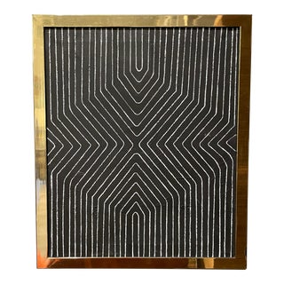 Original Pencil on Oil "Infinity" by Mia Rhein For Sale