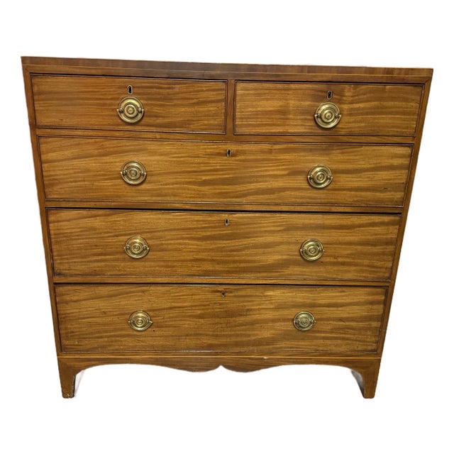 Honeyed Mahogany Chest For Sale