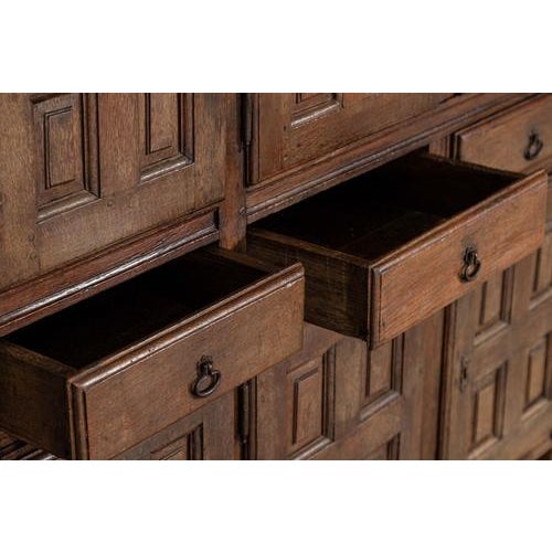 Large 18th Century French Oak Housekeepers Cupboard, 1760s For Sale - Image 10 of 18