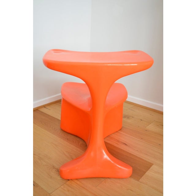 This chair, called the "Zocker" (Gambler), was designed in the 1970s by Luigi Colani for Top System Burkhard Lübke. It is...