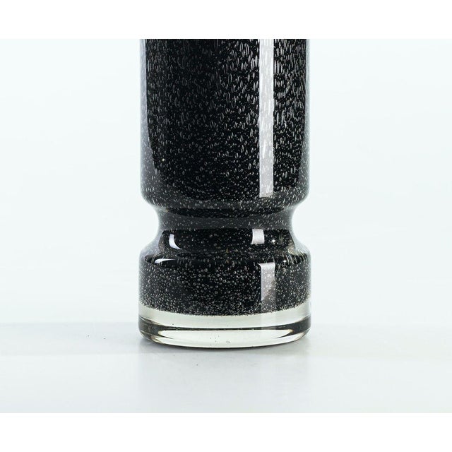 Vintage German Bubble Glass Vase, 1970s For Sale - Image 3 of 5